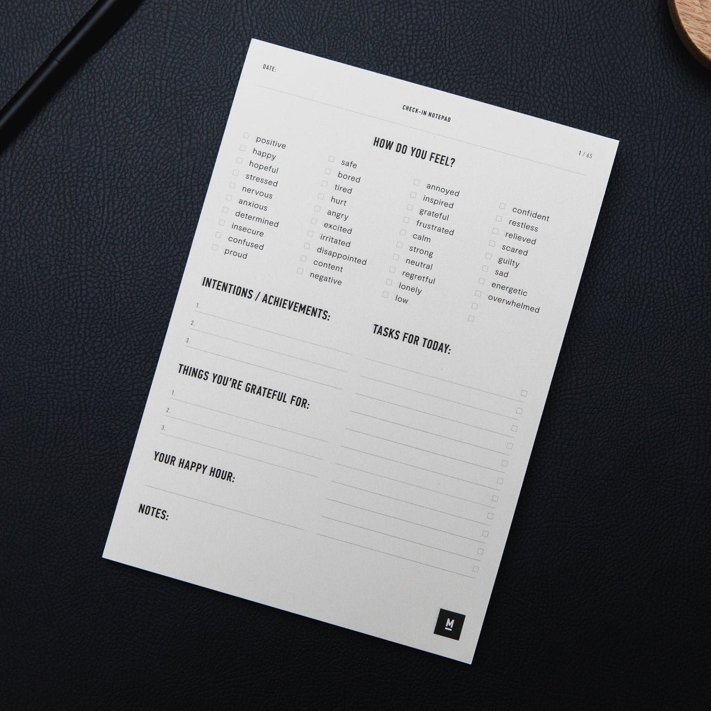 Check-In Notepad - MindJournal